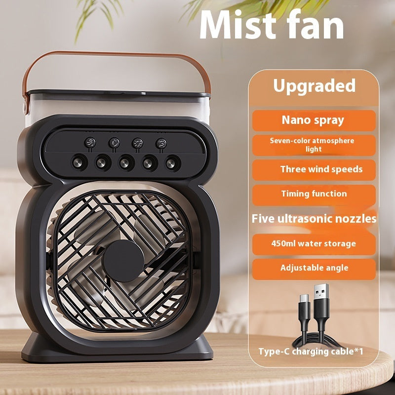 3 in 1 Evaporative Air Conditioner Cooler, Portable Air Conditioner With LED Night Lights, Evaporative Air Cooler Humidifier Fan 3 in 1 Evaporative Air Conditioner Cooler, Portable Air Conditioner With LED Night Lights, Evaporative Air Cooler Humidifier Fan